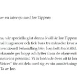 Video transcript av en intervju med Joe Tippens