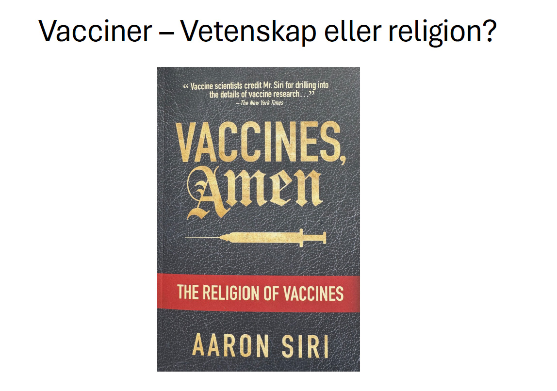 omslag Vacciner – Vetenskap eller religion?